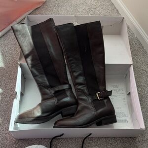 Aldo Dark Brown Over the Knee Boots